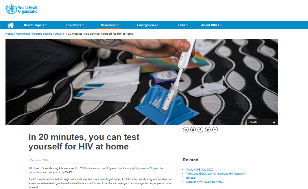 全球首款HIV唾液家庭自检，官方售价248元/kit