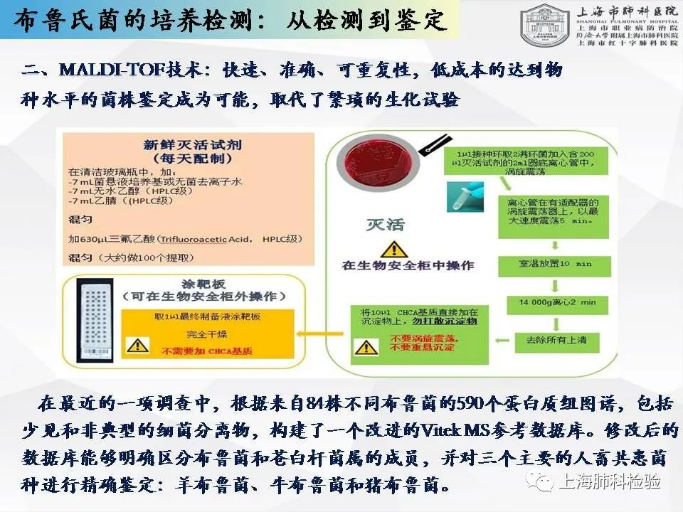 【上海肺科检验】布鲁菌病的实验室诊断