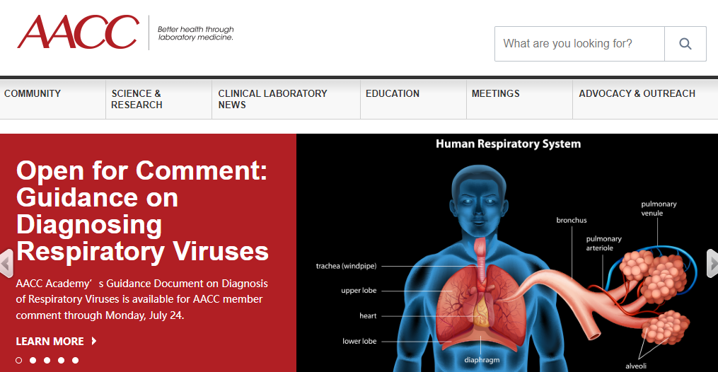 AACC最新发布！呼吸道病毒实验室诊断指南（附PDF文件）