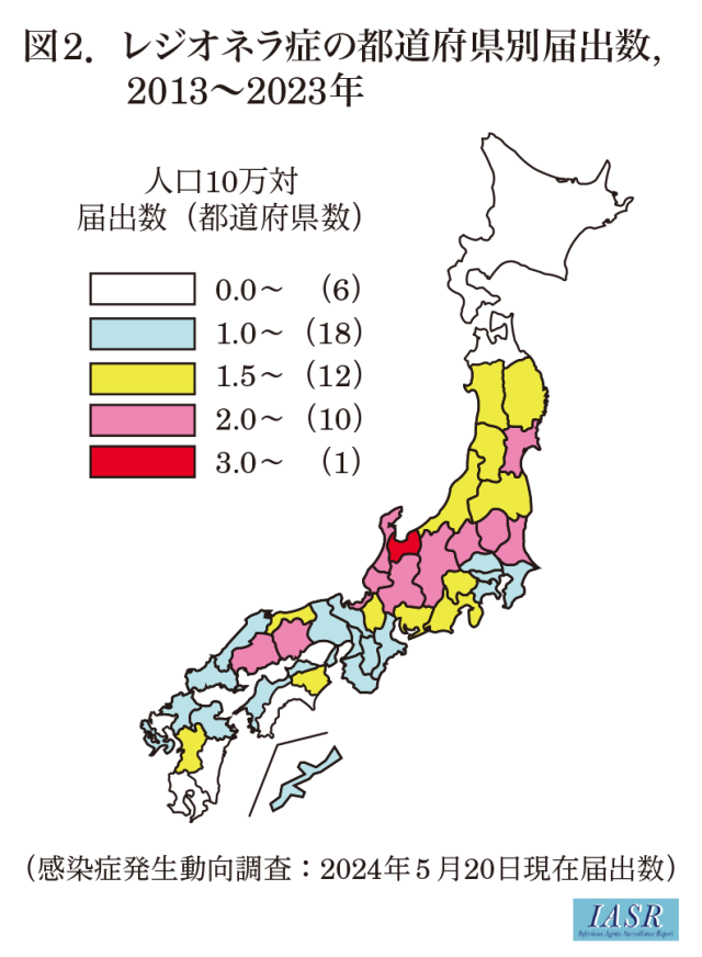 军团菌在日本